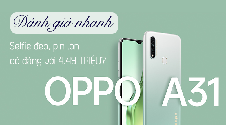 Điện thoại OPPO A31 (4GB/128GB)