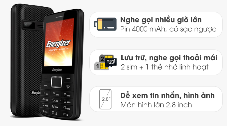 Điện thoại Energizer P20