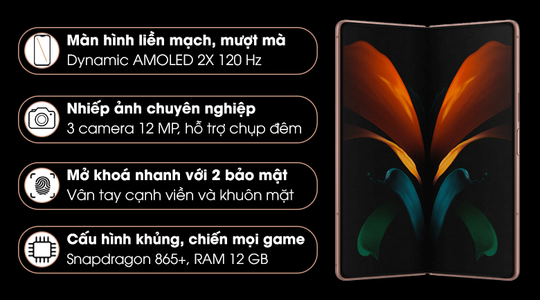 Điện thoại Samsung Galaxy Z Fold2 5G Đặc Biệt