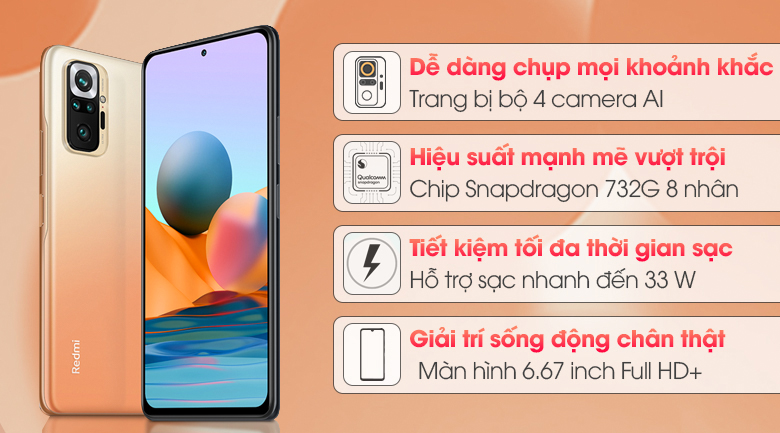 Điện thoại Xiaomi Redmi Note 10 Pro MFF