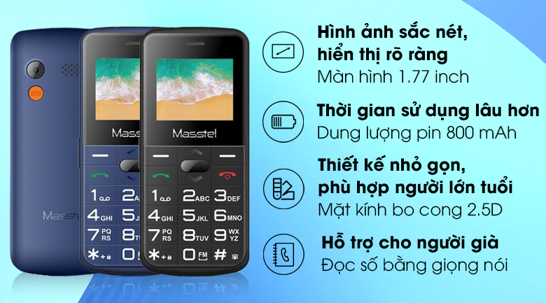 Điện thoại Masstel Fami 11