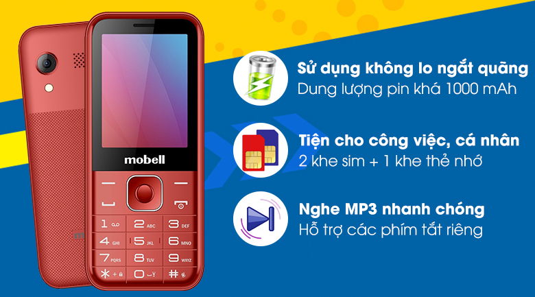 Điện thoại Mobell M319 (2021)