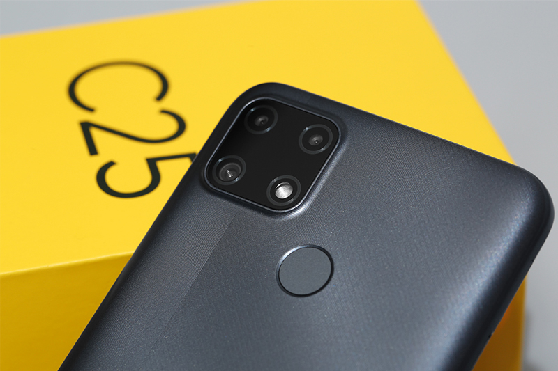 Realme C25s được trang bị cụm 3 camera 48 MP