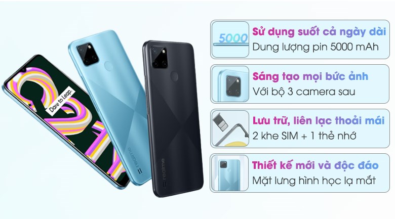 Điện thoại realme C21-Y 3GB
