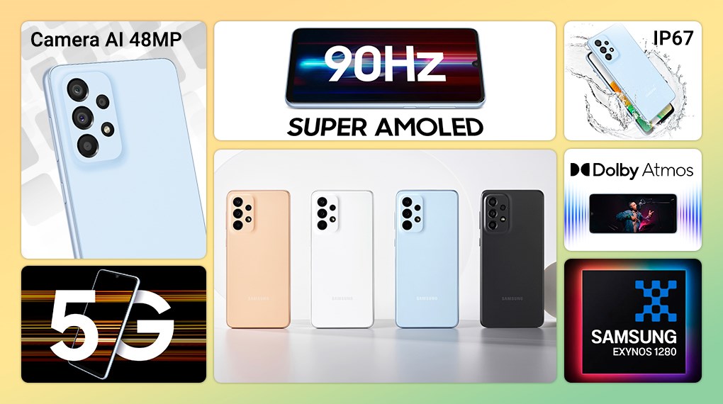 Điện thoại Samsung Galaxy A33 5G 6GB