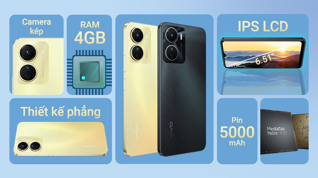 Điện thoại vivo Y16 128GB