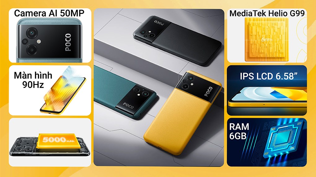 Điện thoại POCO M5 6GB
