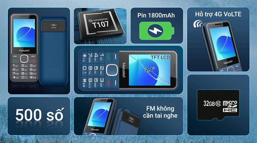 Điện thoại Masstel IZI 26