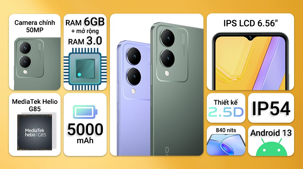 Điện thoại vivo Y17s 6GB/128GB