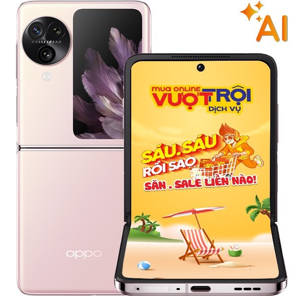 Điện thoại OPPO Find N3 Flip 5G 12GB/256GB Hồng