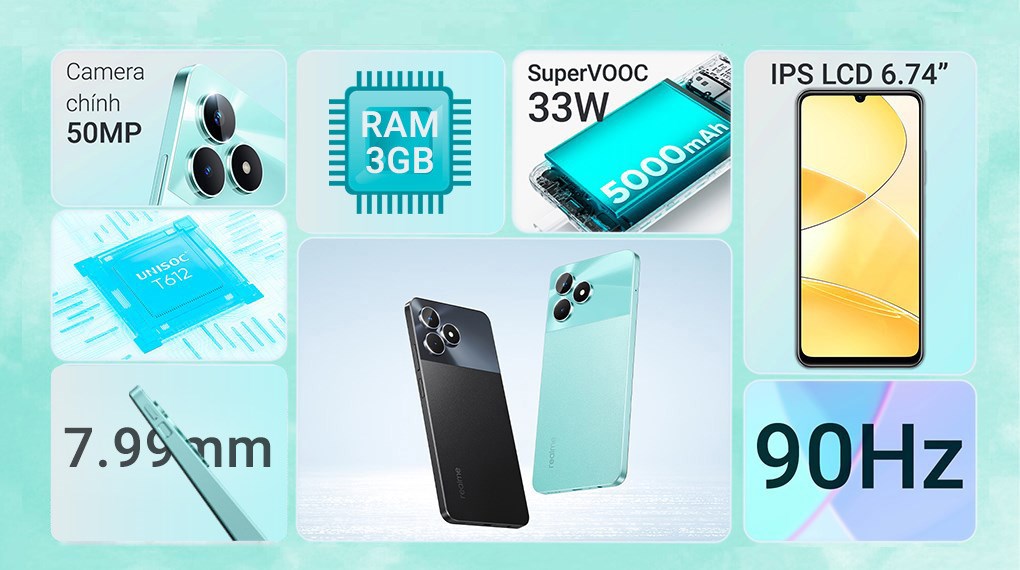 Điện thoại realme C51 3GB/64GB