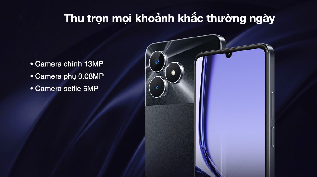 Camera chính 13 MP cho ảnh sắc nét