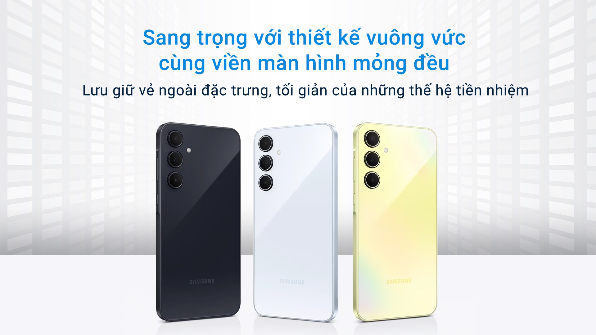 Thiết kế hiện đại, trẻ trung với nhiều tùy chọn màu sắc Thiết kế hiện đại, trẻ trung với nhiều tùy chọn màu sắc