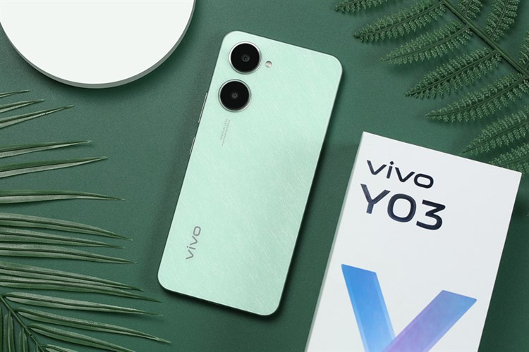 Điện thoại vivo Y03 màu Xanh lá Điện thoại vivo Y03 màu Xanh lá