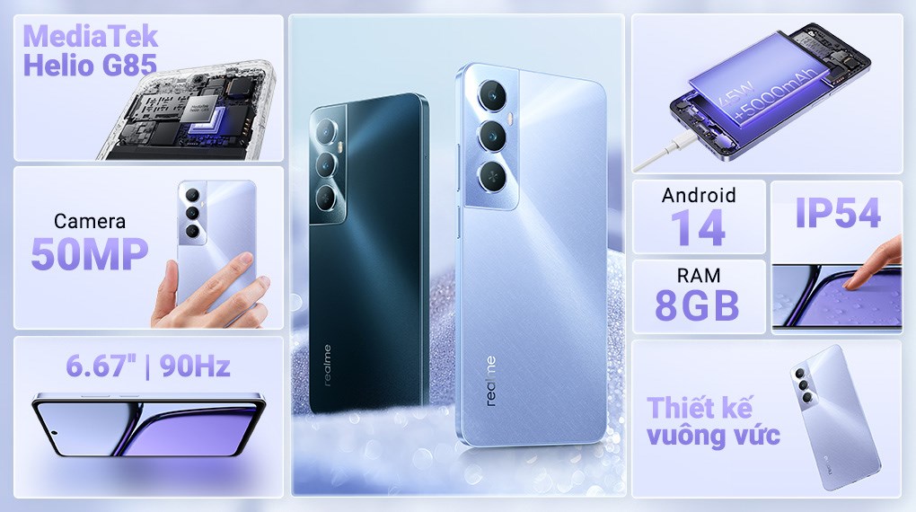 Điện thoại realme C65 8GB/256GB