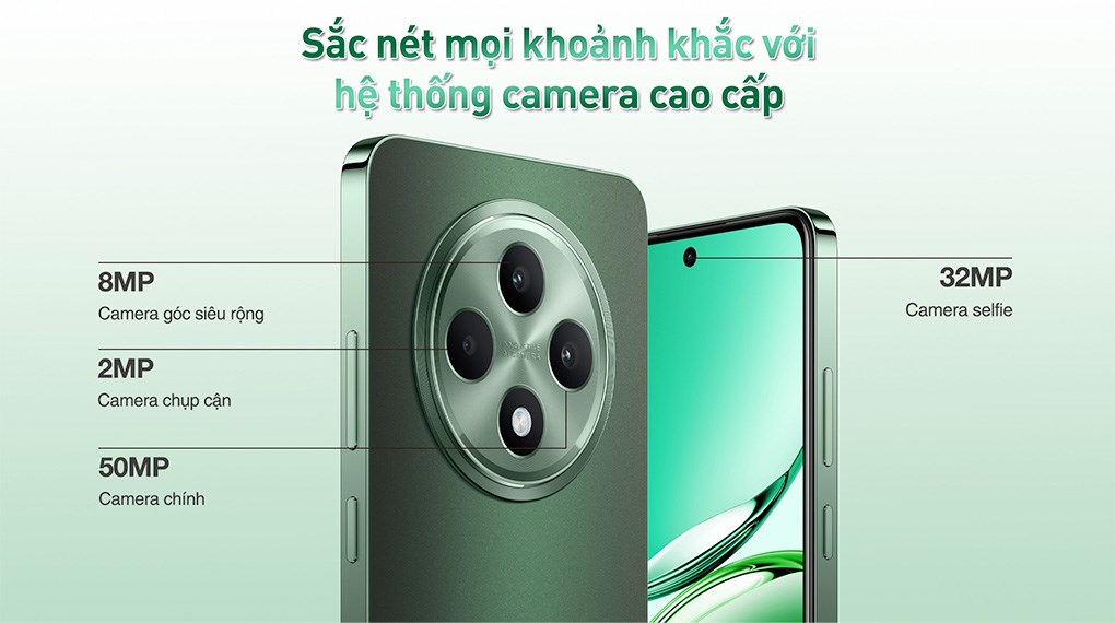 Camera chính 50MP với khẩu độ f/1.8 và OIS