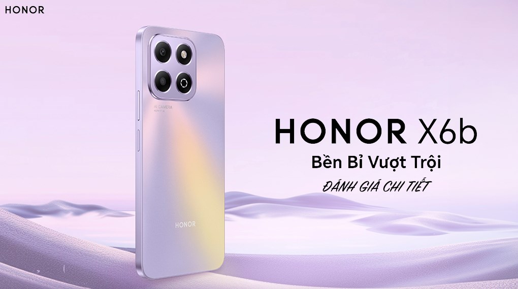 Điện thoại HONOR X6b 6GB/128GB Tím