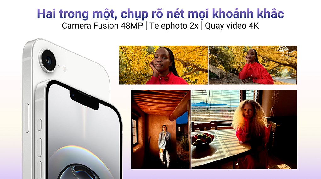 Camera Fusion 48MP chụp ảnh sắc nét Camera Fusion 48MP chụp ảnh sắc nét