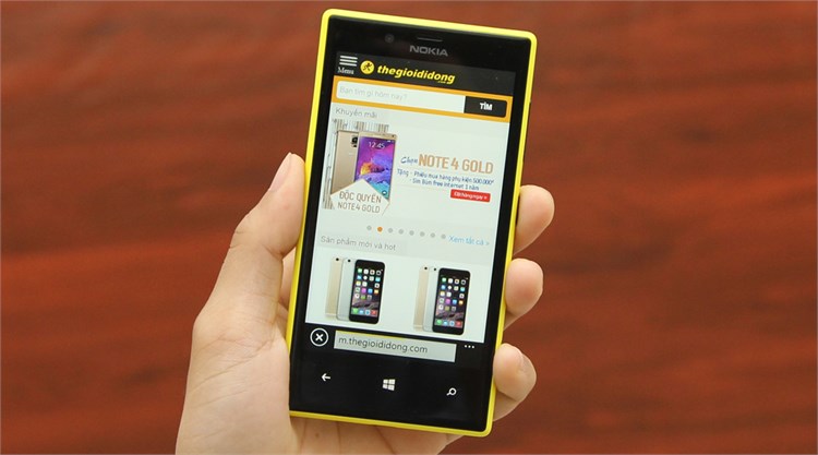 Điện thoại Nokia Lumia 720 Màu Vàng