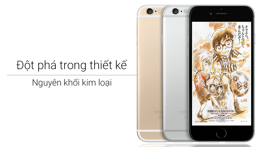 <p>iPhone 6 Plus 16 GB với m&agrave;n h&igrave;nh 5.5 inch, c&aacute;c g&oacute;c bo tr&ograve;n v&agrave; mặt k&iacute;nh m&agrave;i tinh xảo gi&uacute;p dễ d&agrave;ng cầm nắm v&agrave; thao t&aacute;c hơn.</p>