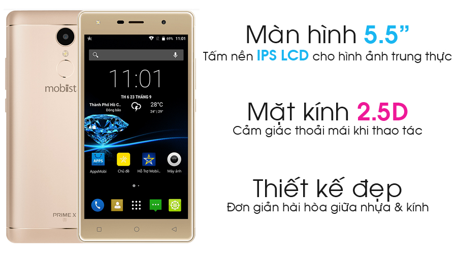 Điện thoại Mobiistar Prime X1