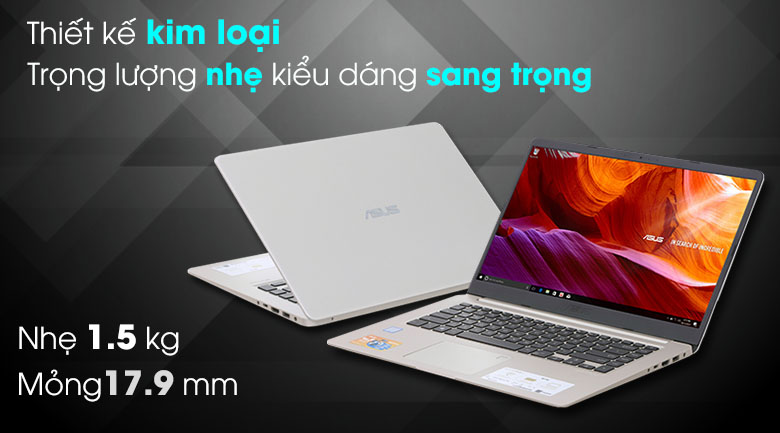 Laptop Asus VivoBook S15 S510UA i5 8250U/4GB/1TB/Win10/(BQ414T)