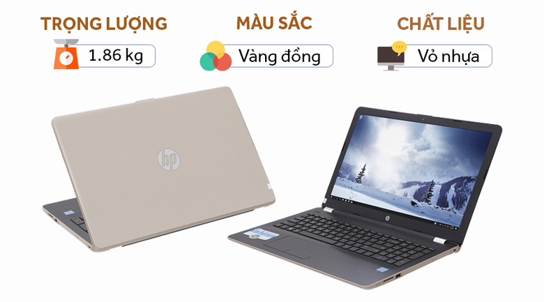 Laptop HP 15 bs161TU i5 8250U/4GB/1TB/Win10/(3VM52PA)