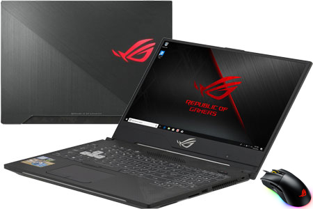 Laptop Asus ROG Strix Scar GL504GM i7 8750H/16GB/1TB 128GB/6GB GTX1060/Win10/(ES044T)