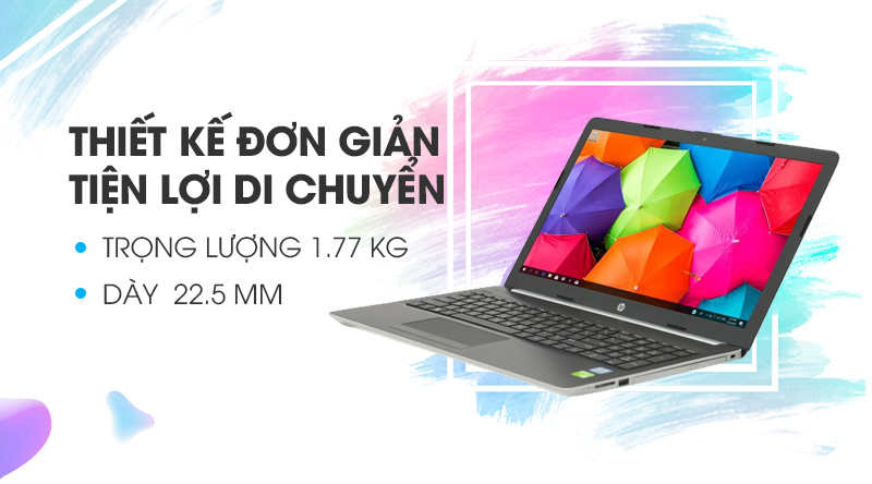Laptop HP  15 da1031TX i5 8265U/4GB/1TB/2GB MX110/Win10 (5NK55PA)
