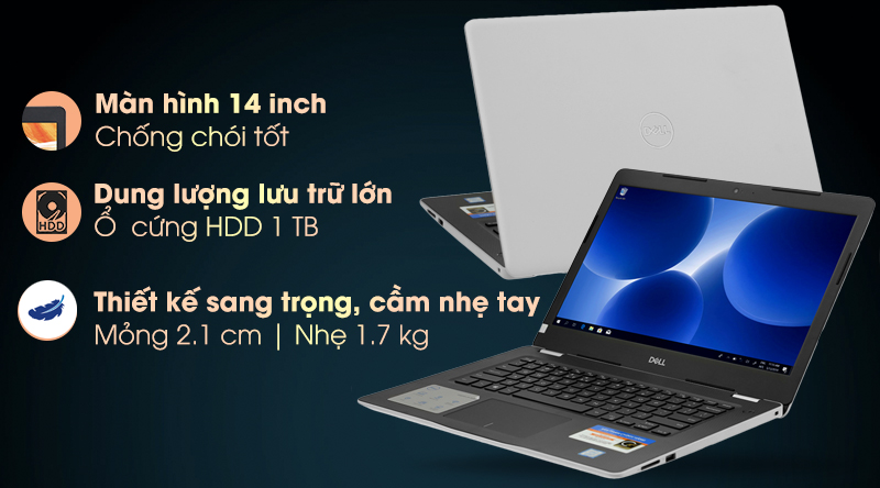 Laptop Dell Inspiron 3480 i3 8145U