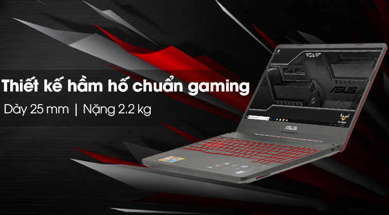 Laptop Asus Gaming FX505GD i5 8300H/8GB/1TB/4GB GTX1050/Win10 (BQ088T)