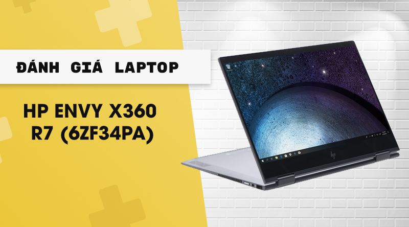 Laptop HP Envy x360 R7 3700U/8GB/256GB/Touch/Win10 (6ZF34PA)