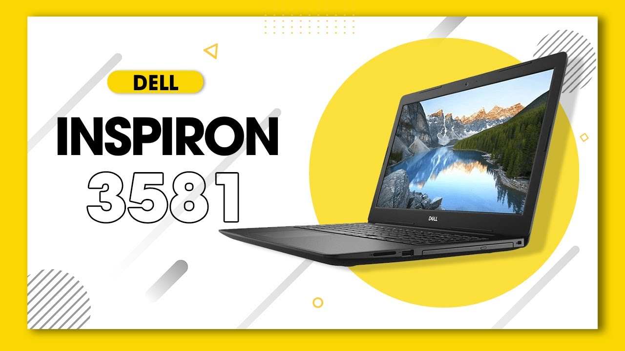 Laptop Dell Inspiron 3581 i3 7020U/4GB/1TB/2GB AMD 520/Win10 (N5I3150W)