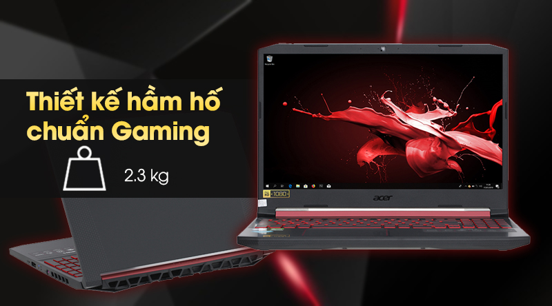 Laptop Acer Nitro AN515 54 71HS i7 9750H/8GB/256GB/4GB GTX1650/Win10 (NH.Q59SV.018)