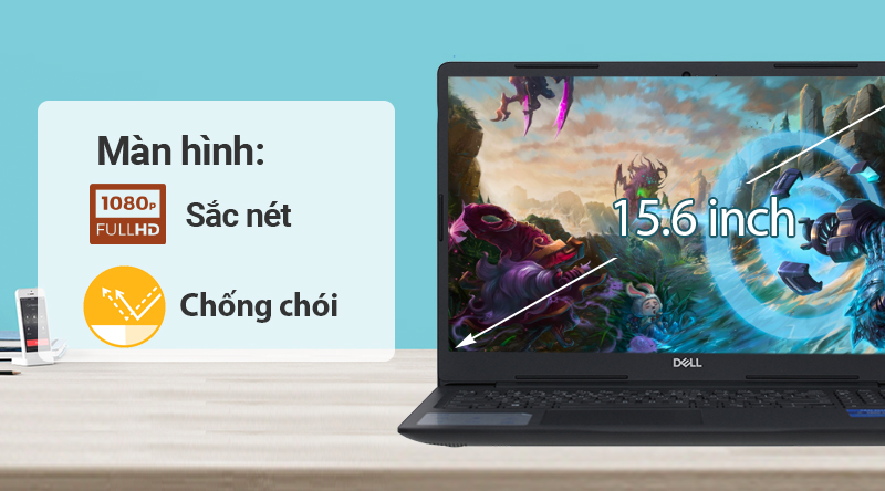 Laptop Dell Vostro 3580 i5 8265U/4GB/1TB/Win10 (T3RMD1)
