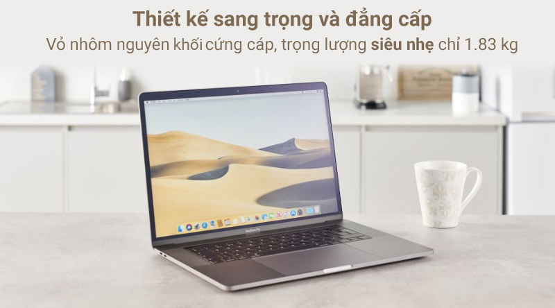 Laptop Apple Macbook Pro Touch 2019 i7 2.6GHz/16GB/256GB/4GB Radeon 555X (MV922SA/A)