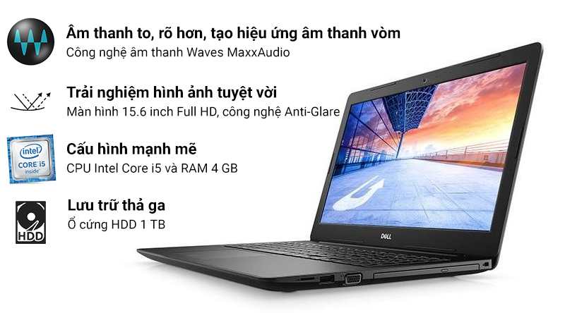 Laptop Dell Vostro 3590 i5 10210U/4GB/1TB/Win10 (GRMGK1)