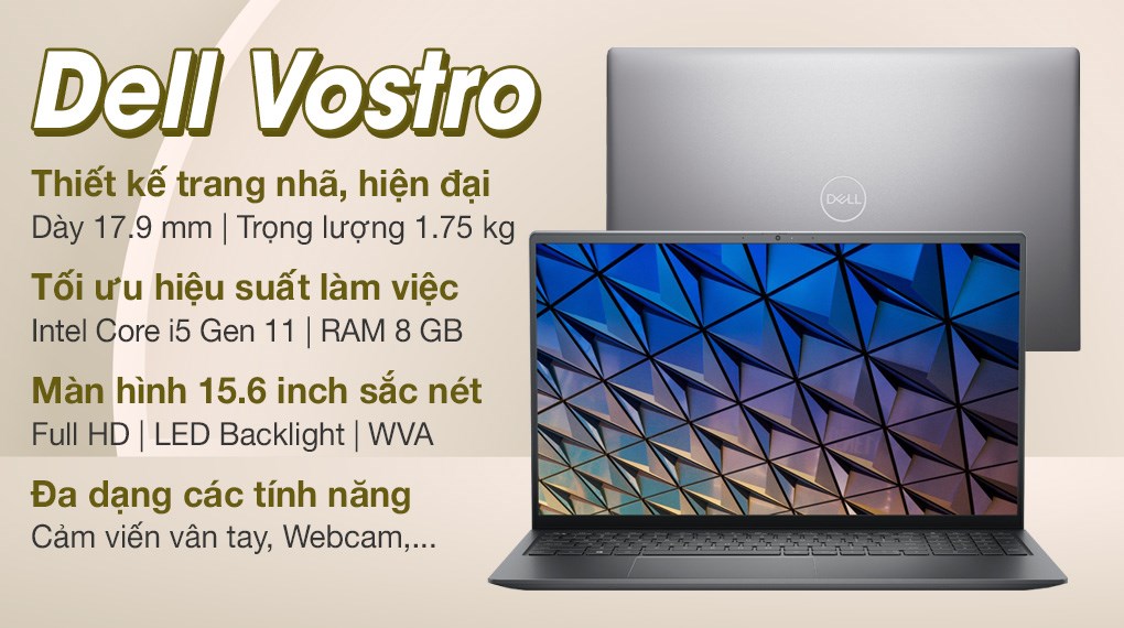 Laptop Dell Vostro 5510 i5 11300H/8GB/512GB/OfficeH&S 2019/Win10 (70253901)