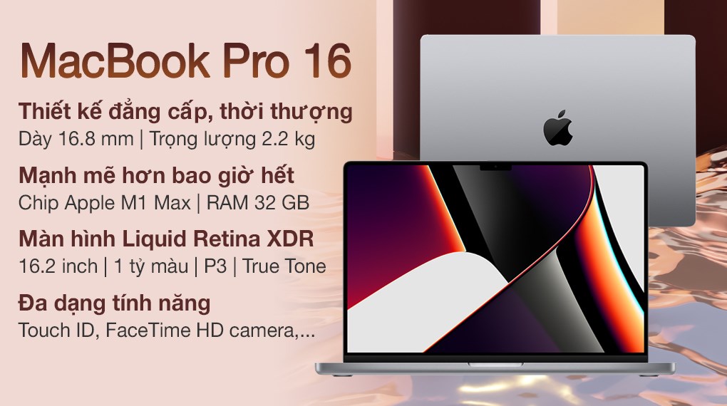 Laptop Apple MacBook Pro 16 M1 Max 2021 10 core-CPU/32GB/1TB SSD/32 core-GPU (MK1A3SA/A)