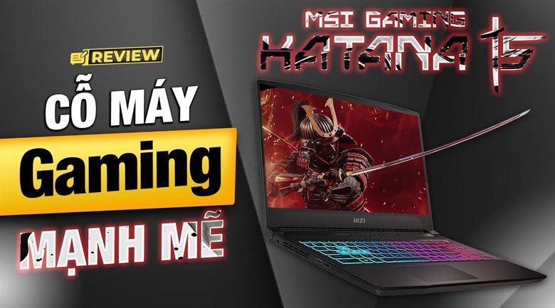 Laptop MSI Gaming Katana 15 B13UDXK i7 13620H/16GB/1TB/6GB RTX3050/144Hz/Win11 (2077VN)