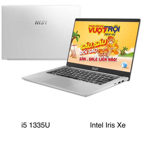 Laptop MSI Modern 14 C13M i5 1335U/16GB/512GB/Win11 (611VN)