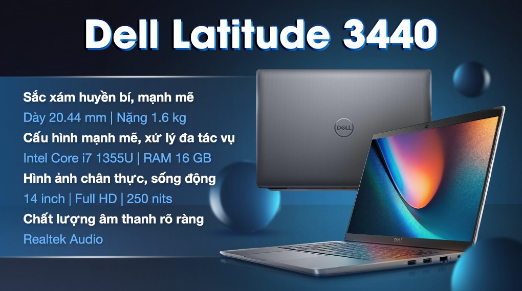 Laptop Dell Latitude 3440 i7 1355U/16GB/512GB/Win11 (71038103)