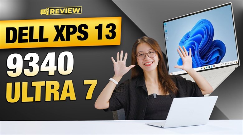 Laptop Dell XPS 13 9340 Ultra 7 155H/16GB/1TB/OfficeHS/Win11 (HXRGT)