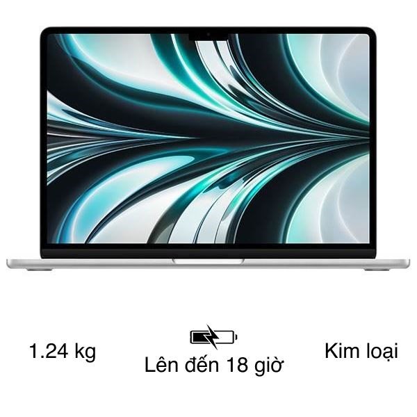 Laptop Macbook Air 13 inch M2 16GB/512GB Sạc 70W