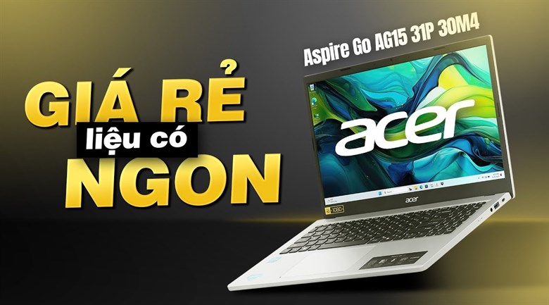 Laptop Acer Aspire Go AG15 31P 30M4 i3 N305/8GB/256GB/Win11 (NX.KRPSV.004)