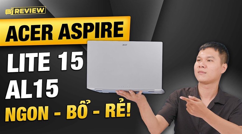 Laptop Acer Aspire Lite 15 AL15 41P R3U5 R7 5700U/16GB/512GB/Win11 (NX.J53SV.001)