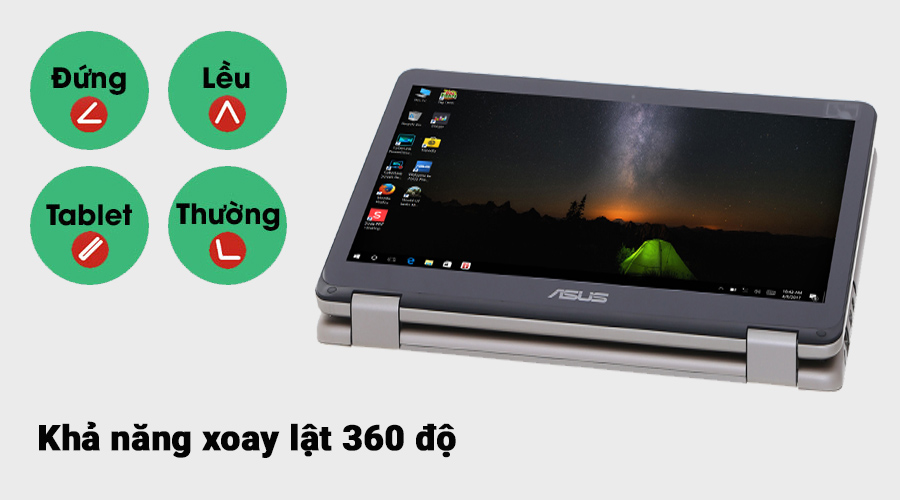 Laptop Asus UX360CA M3 7Y30/4GB/256GB/Win10/(C4234T)