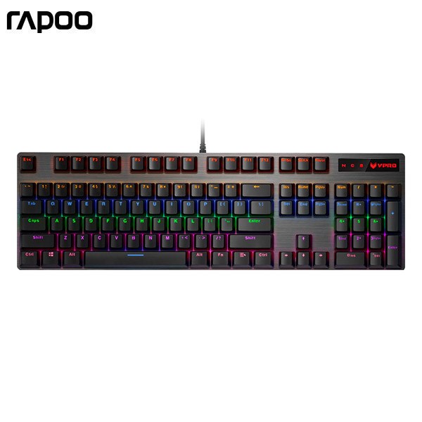 Bàn Phím Cơ Có Dây Gaming Rapoo V500 Pro Rainbow Backlit