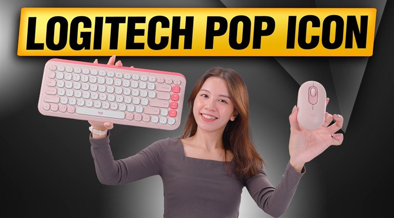 Bộ Bàn Phím Chuột Bluetooth Logitech Pop Icon