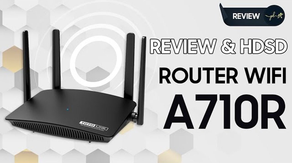 Router Wifi chuẩn AC1200 Totolink A710R